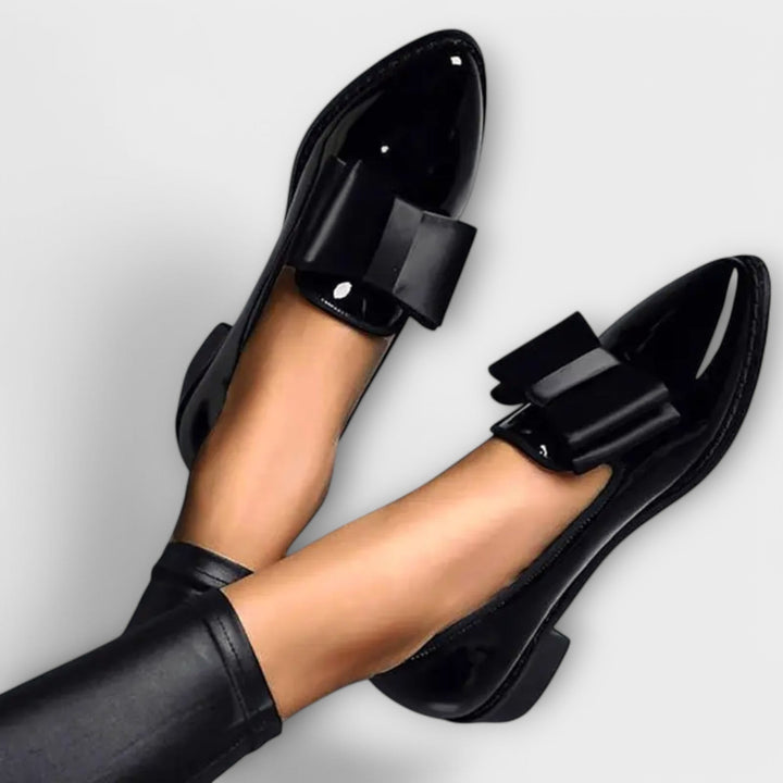 Heidi™ | Elegante mokkasiner med sløjfe
