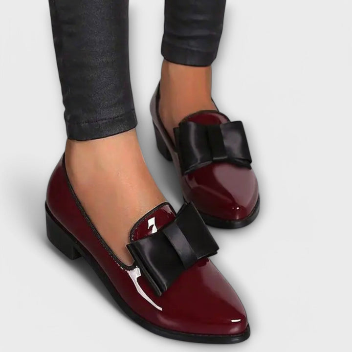 Heidi™ | Elegante mokkasiner med sløjfe