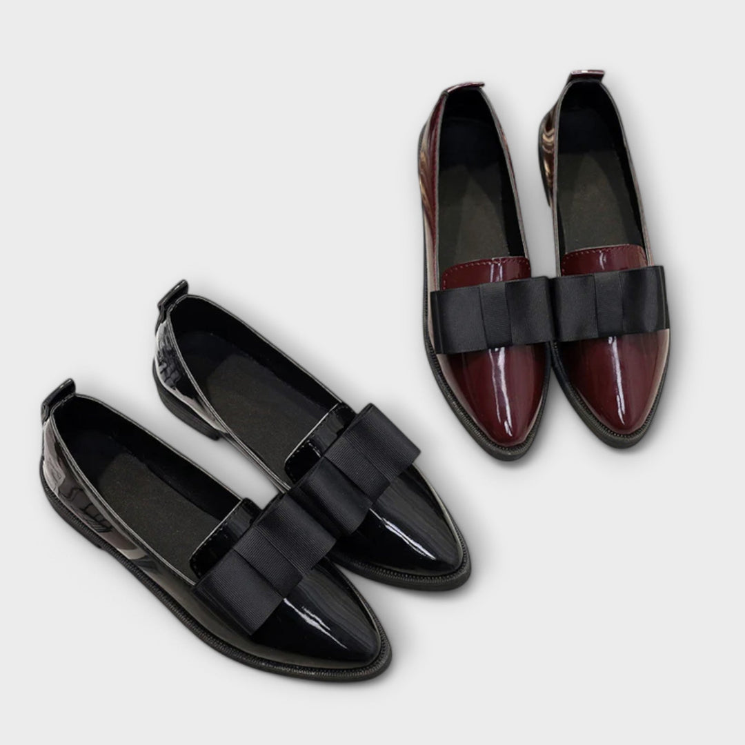 Heidi™ | Elegante mokkasiner med sløjfe