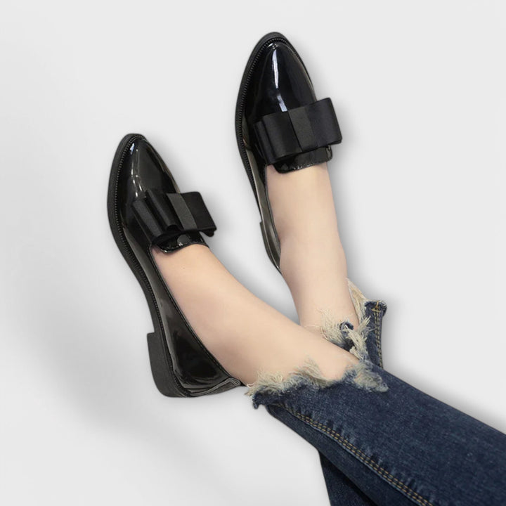 Heidi™ | Elegante mokkasiner med sløjfe