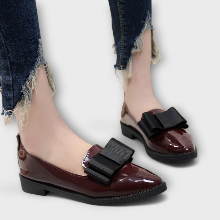 Heidi™ | Elegante mokkasiner med sløjfe