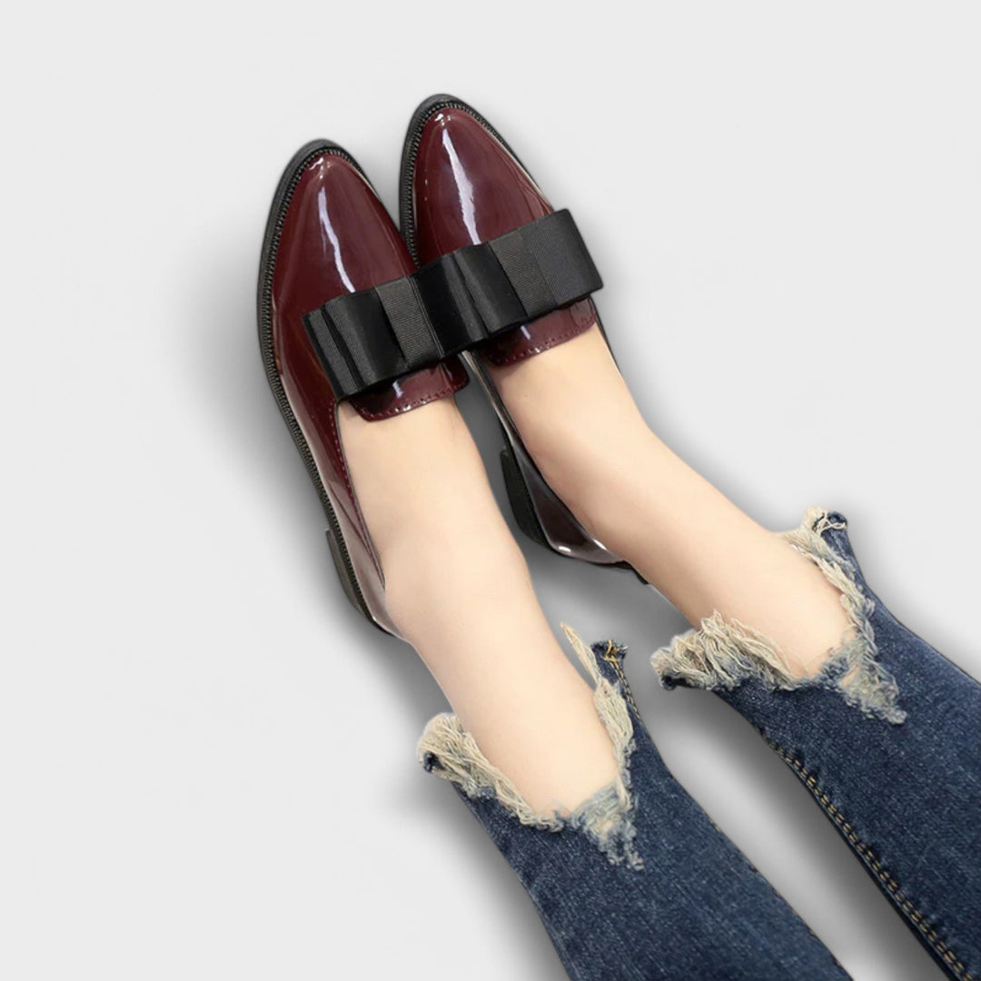 Heidi™ | Elegante mokkasiner med sløjfe