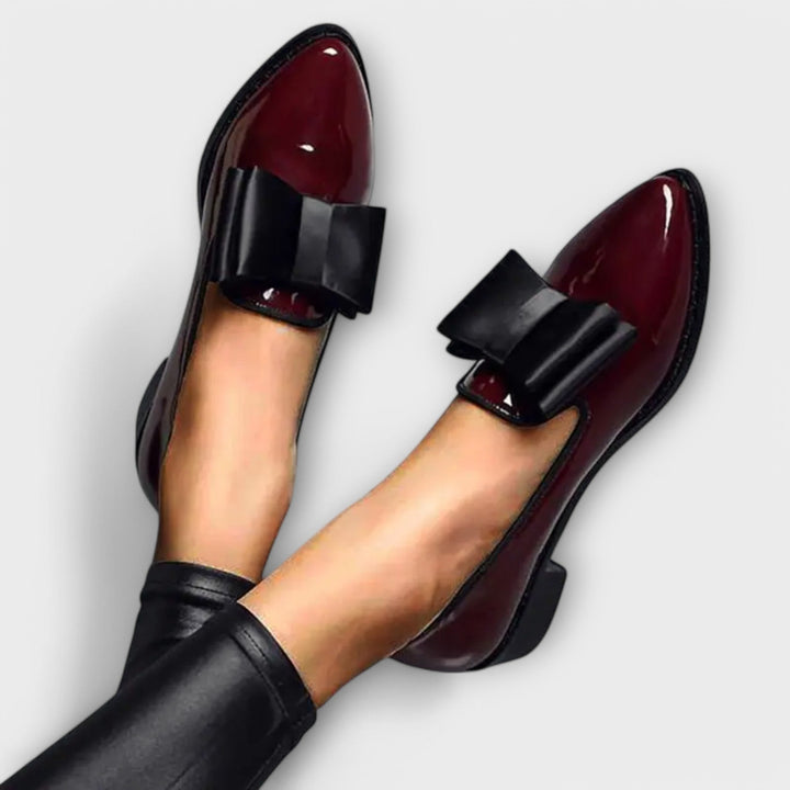 Heidi™ | Elegante mokkasiner med sløjfe