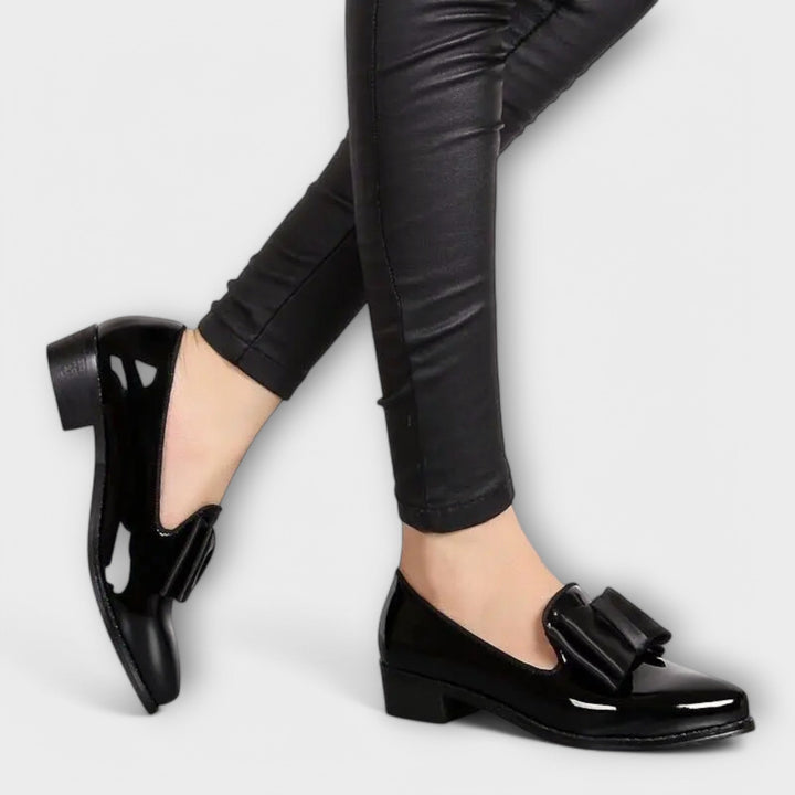 Heidi™ | Elegante mokkasiner med sløjfe