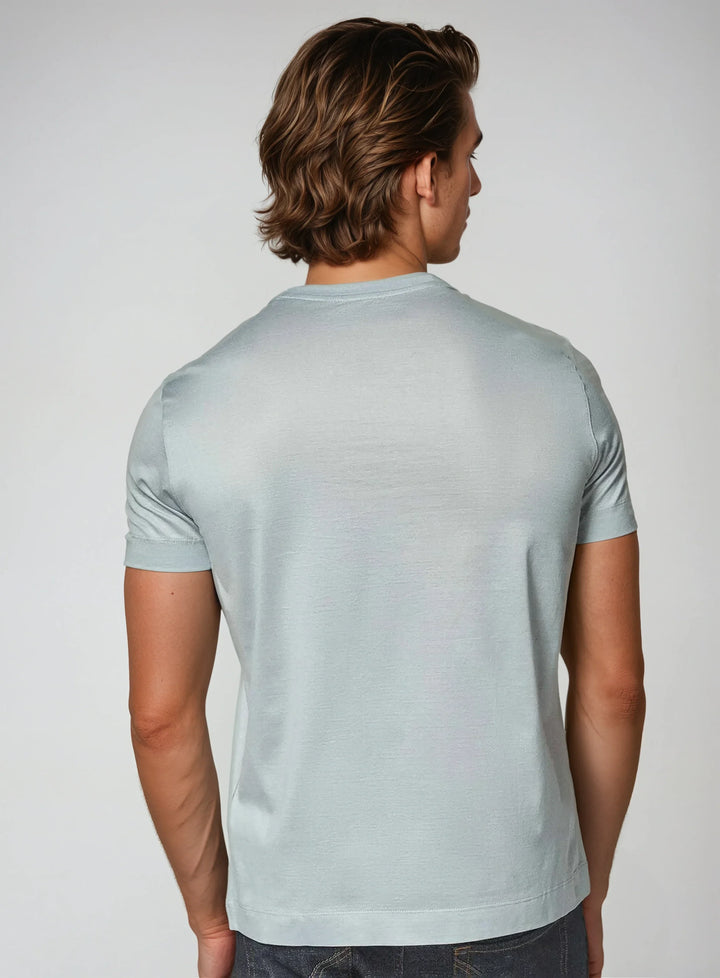 Signature Supima T-shirt – Lys grå