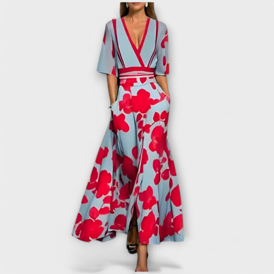 Elise - Elegant blomsterkjole
