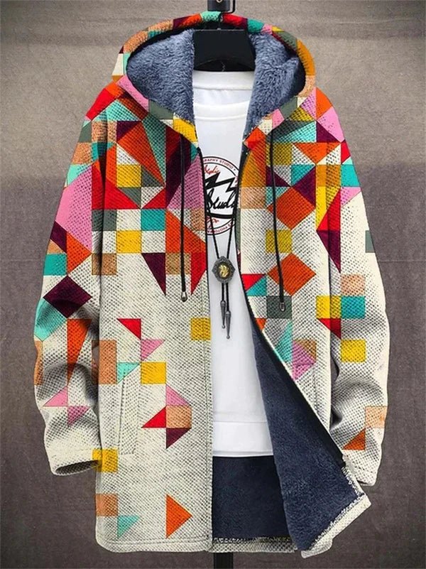 Mirrin | Luksuriøs Kunsttryk Cardigan