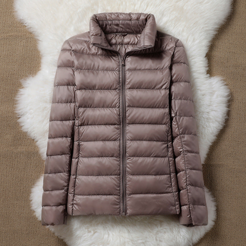 Ulla Padded Mid-Length Jacket | Champagne
