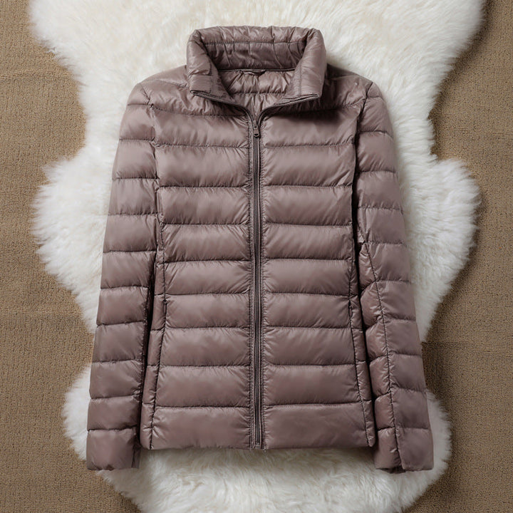 Ulla Padded Mid-Length Jacket | Champagne