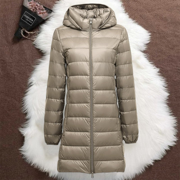 Helsa Langt Padded Mid-Layer | Champagne