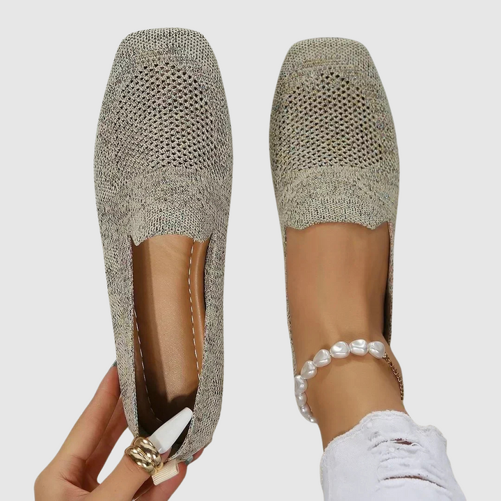 Lacey™ | Mokkasiner i strækstof