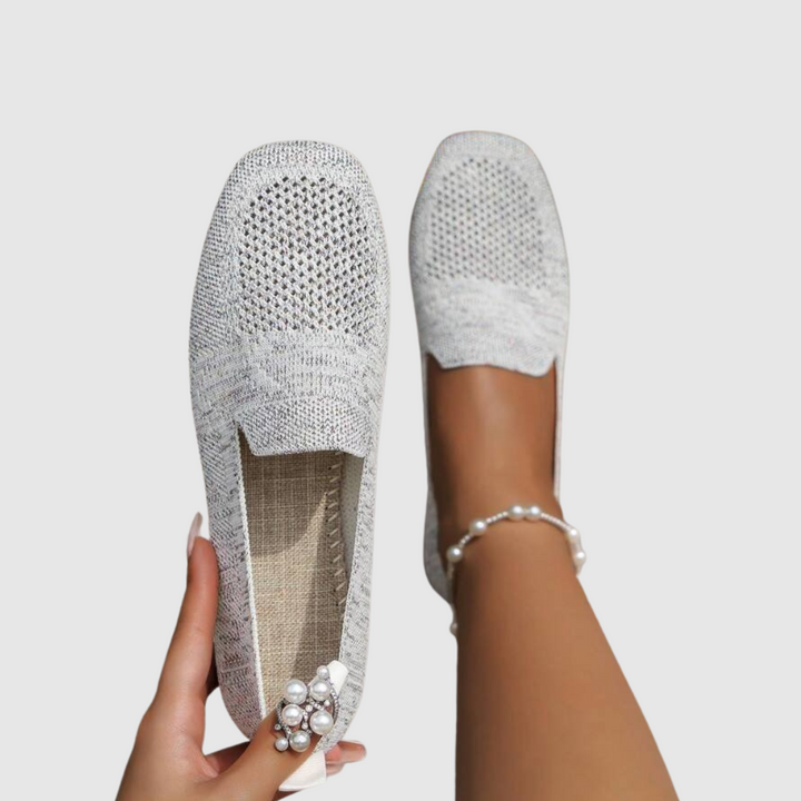Lacey™ | Mokkasiner i strækstof