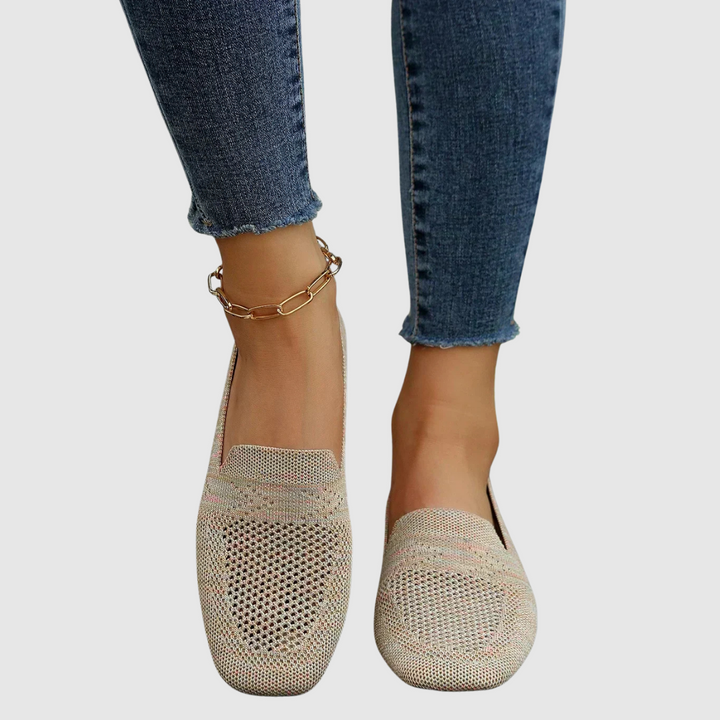 Lacey™ | Mokkasiner i strækstof