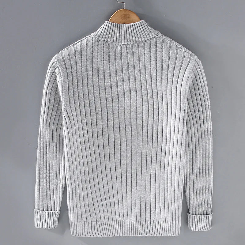 LARS – MERINO LYNLÅS CARDIGAN TIL HERRER