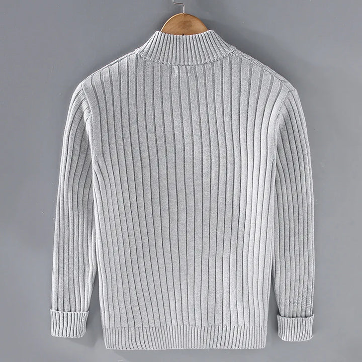 LARS – MERINO LYNLÅS CARDIGAN TIL HERRER
