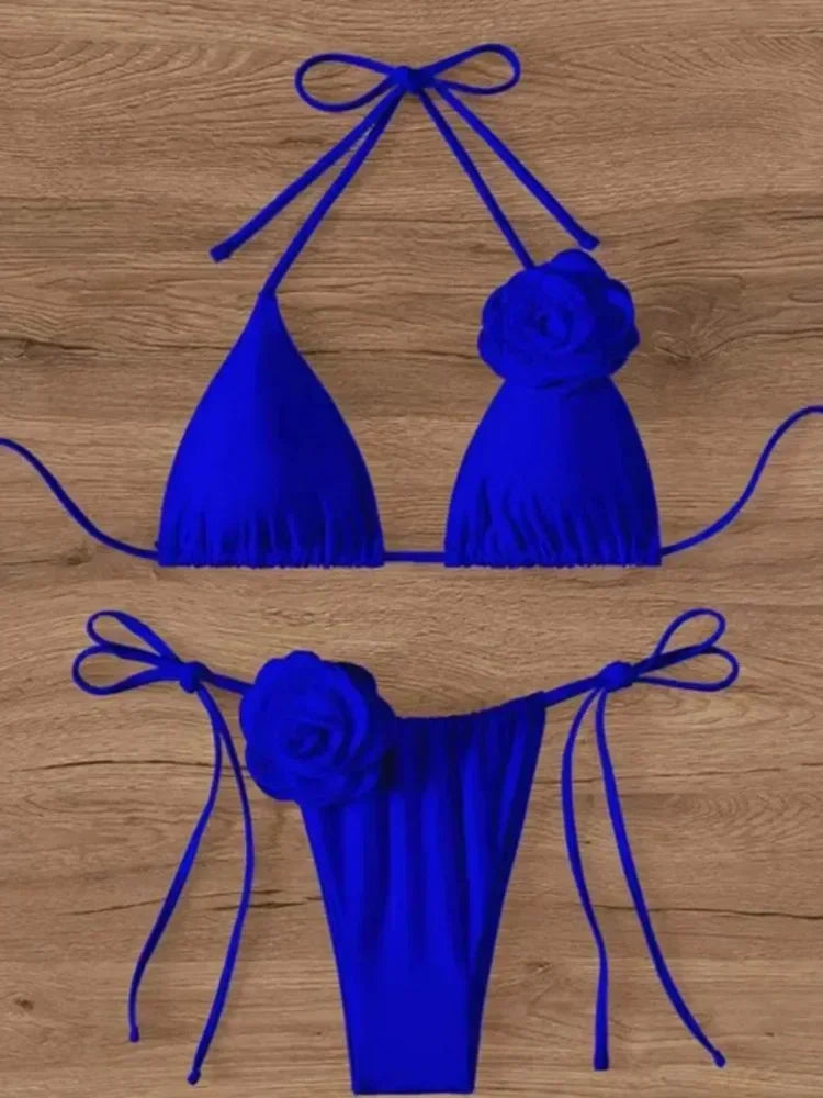 Tanija | Blomster Bikini Sæt