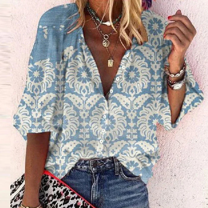 Ayelin™ – vintage knap bluse