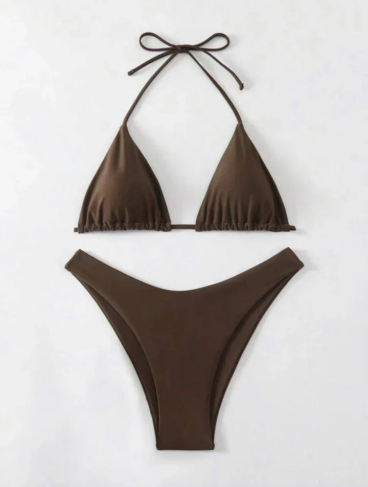 Carla | Snøre Bikini Sæt