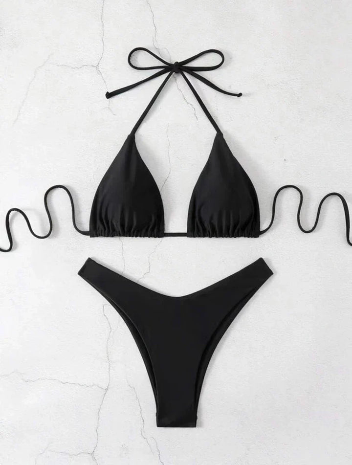 Carla | Snøre Bikini Sæt