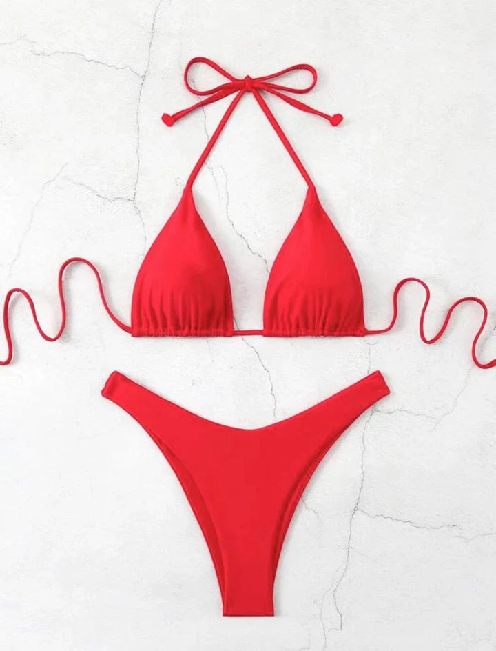 Carla | Snøre Bikini Sæt