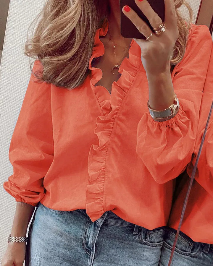 Donna | Bluse med lange ærmer