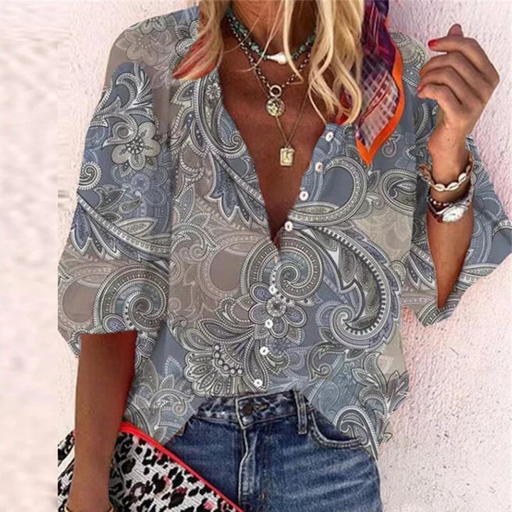 Ayelin™ – vintage knap bluse