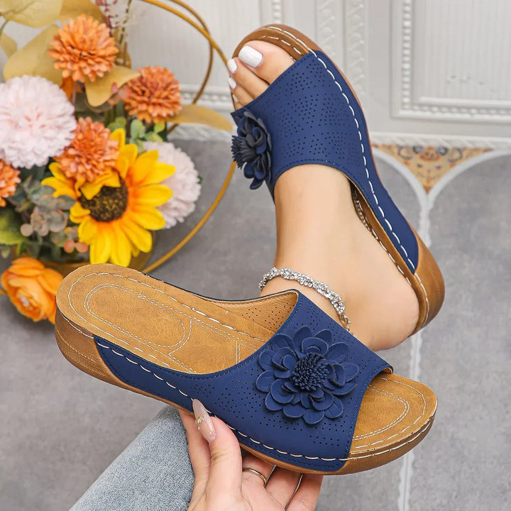 Bente | Elegante Blomster Slippers