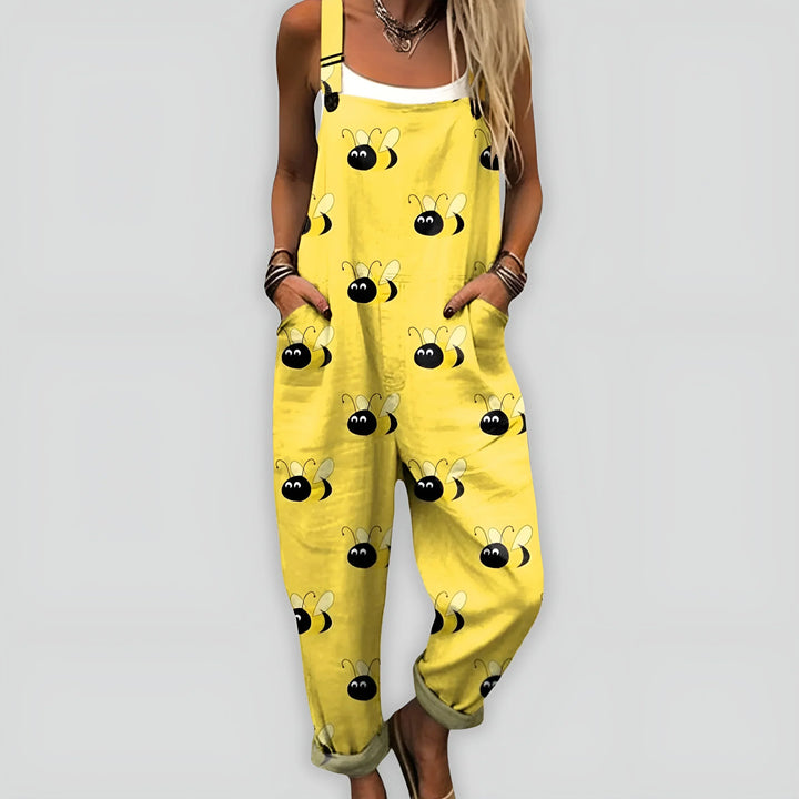 Anja™ - Komfortabel og Stilfuld Jumpsuit med Løs Pasform