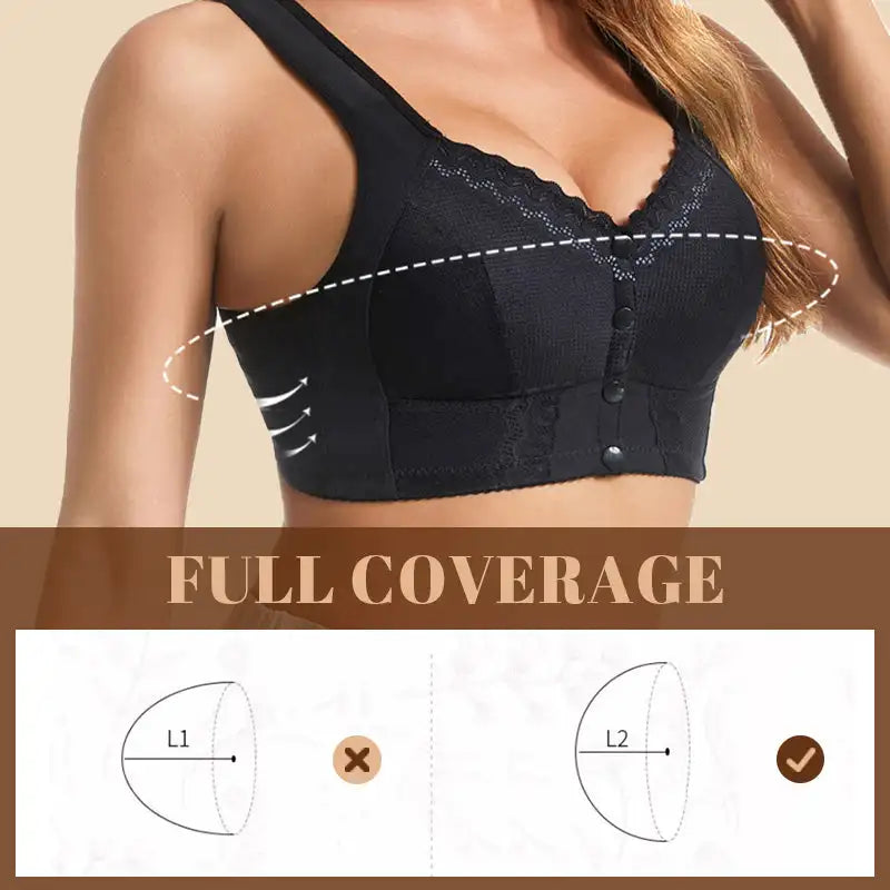 Johanne | Elegant Frontlukket Komfort-BH