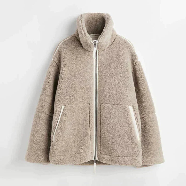 Teddy Oversized Fleecejakke