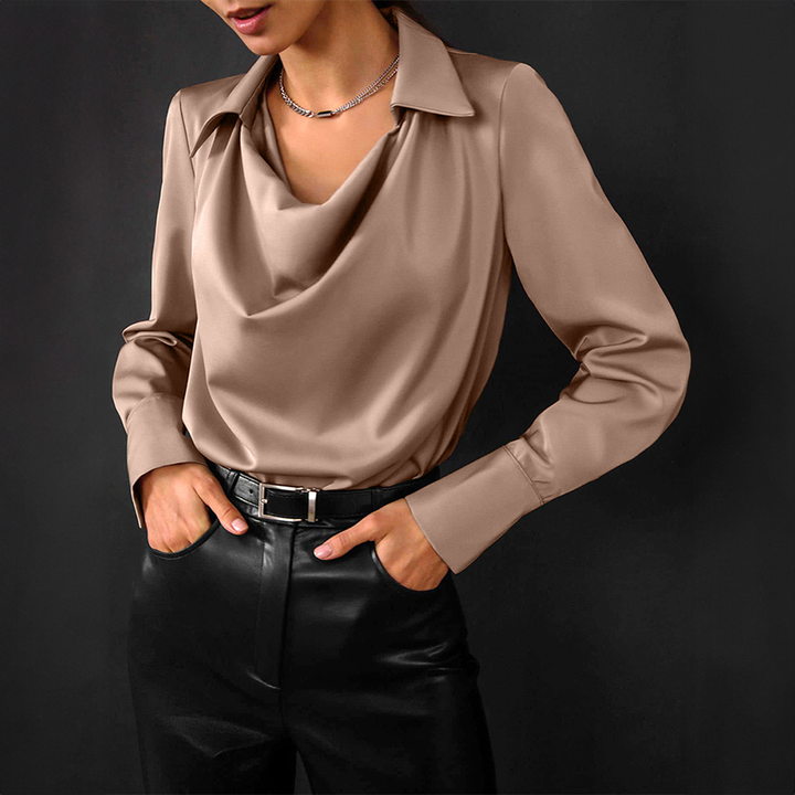 Cassie | Elegant Silke Bluse til Damer