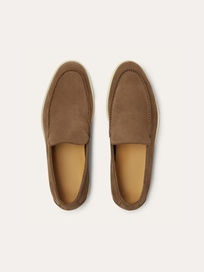 Forfinet Suede Loafers – Brun