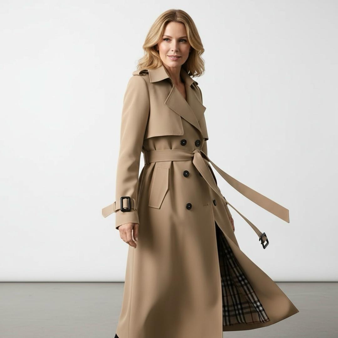 Emilie™ | Klassisk Trenchcoat