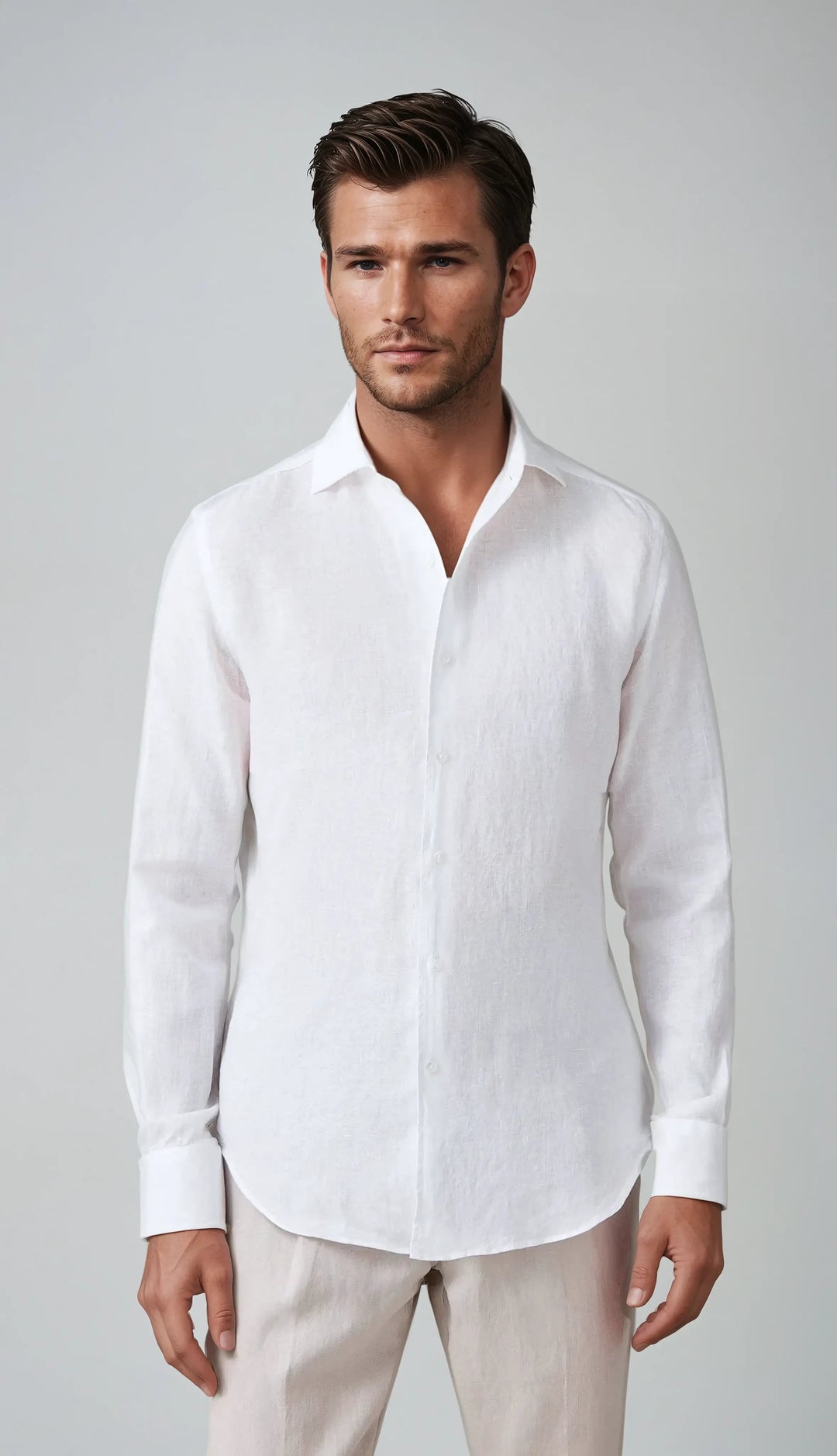 Essentiel Linned Skjorte - Hvid