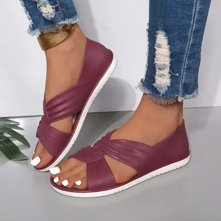 Eliva™ – Ortopædiske Sandaler med Kobberstøtte og Memory Foam