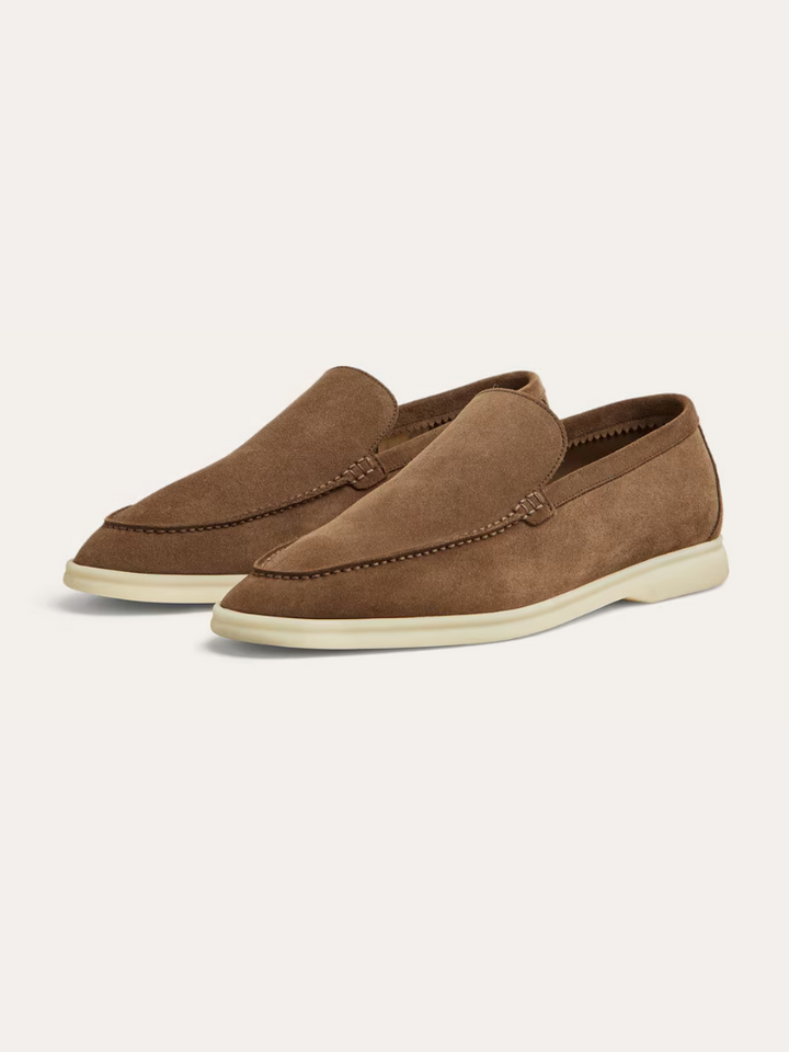 Forfinet Suede Loafers – Brun