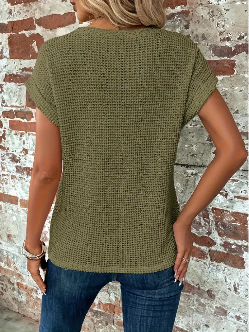 Gretel™ - Løs Pasform Korte Ærmer T-shirt