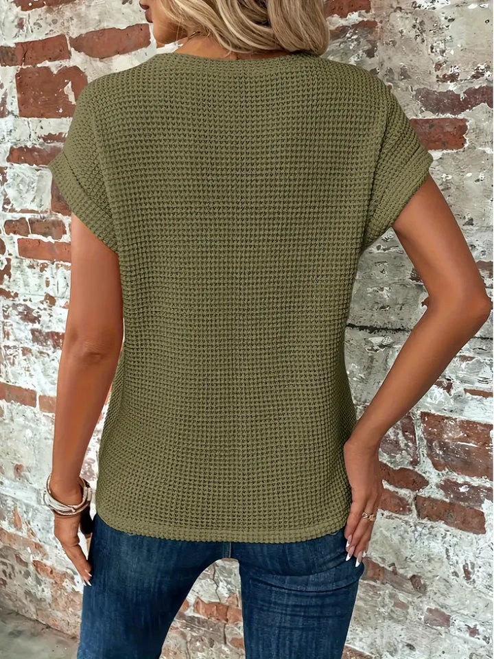 Gretel™ - Løs Pasform Korte Ærmer T-shirt