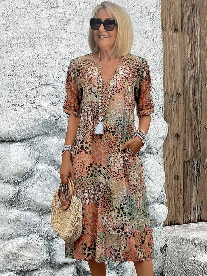 Alma™ | Farverig kjole