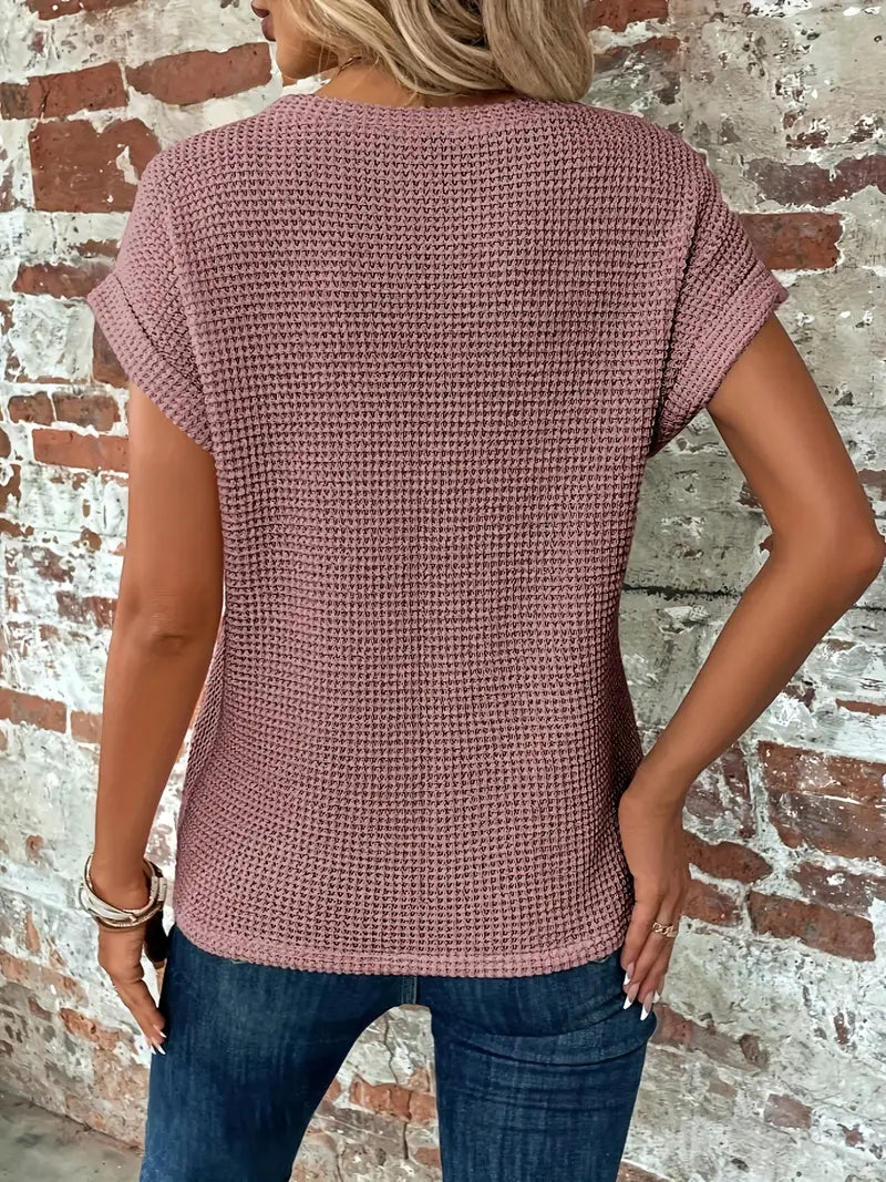 Gretel™ - Løs Pasform Korte Ærmer T-shirt