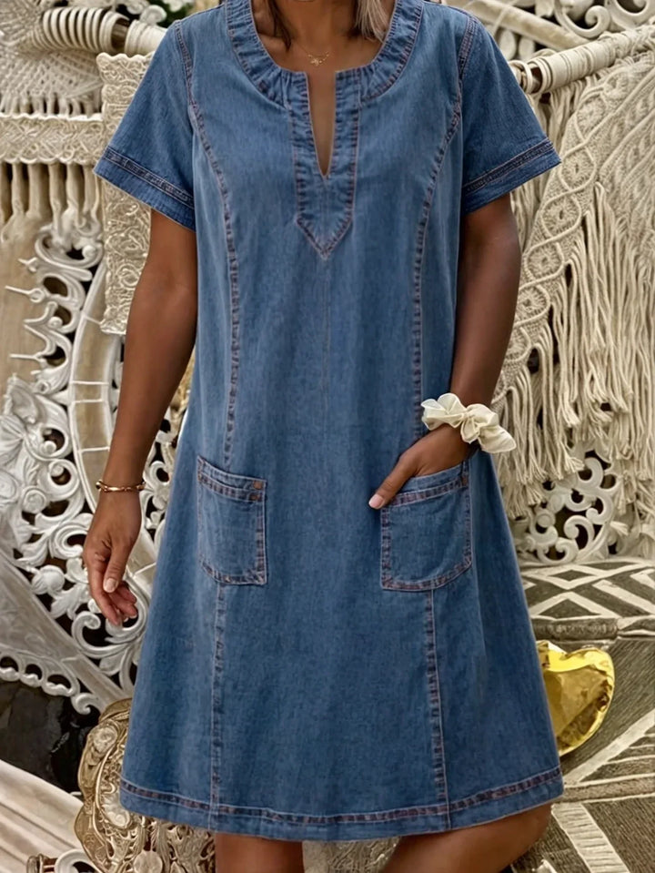 Karla ® | Blød Denim Kjole