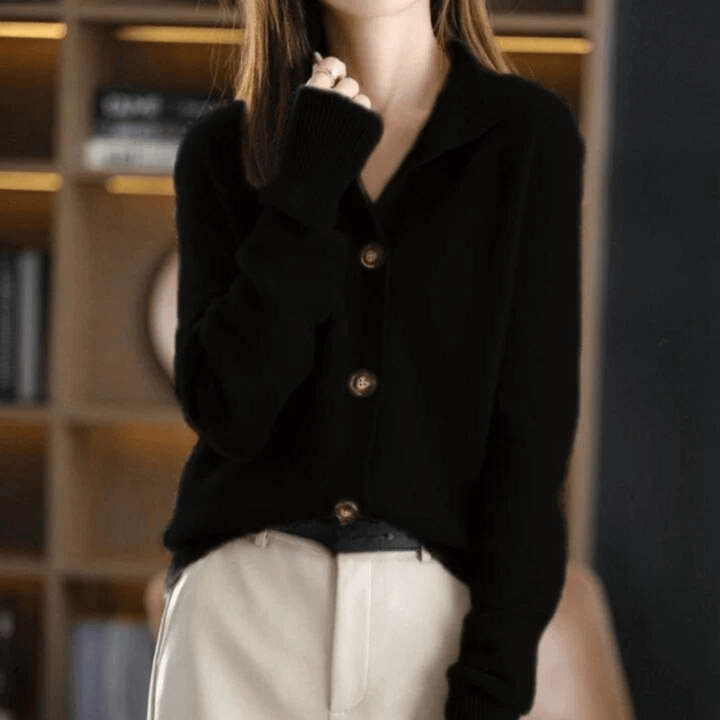 Anny™ - Luksuriøs Cashmere Strikket Cardigan