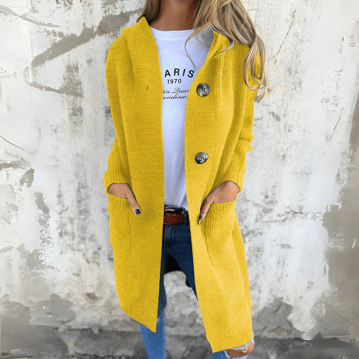 Frida™ – Myk og lang strikkecardigan som omfavner deg