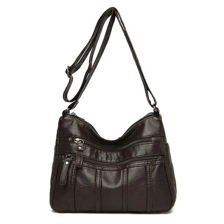 Kaja™ | Blødt Læder Crossbody Taske