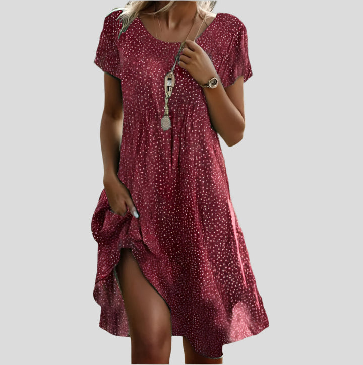 Liora | Boho Sommerkjole med Romantiske Detaljer