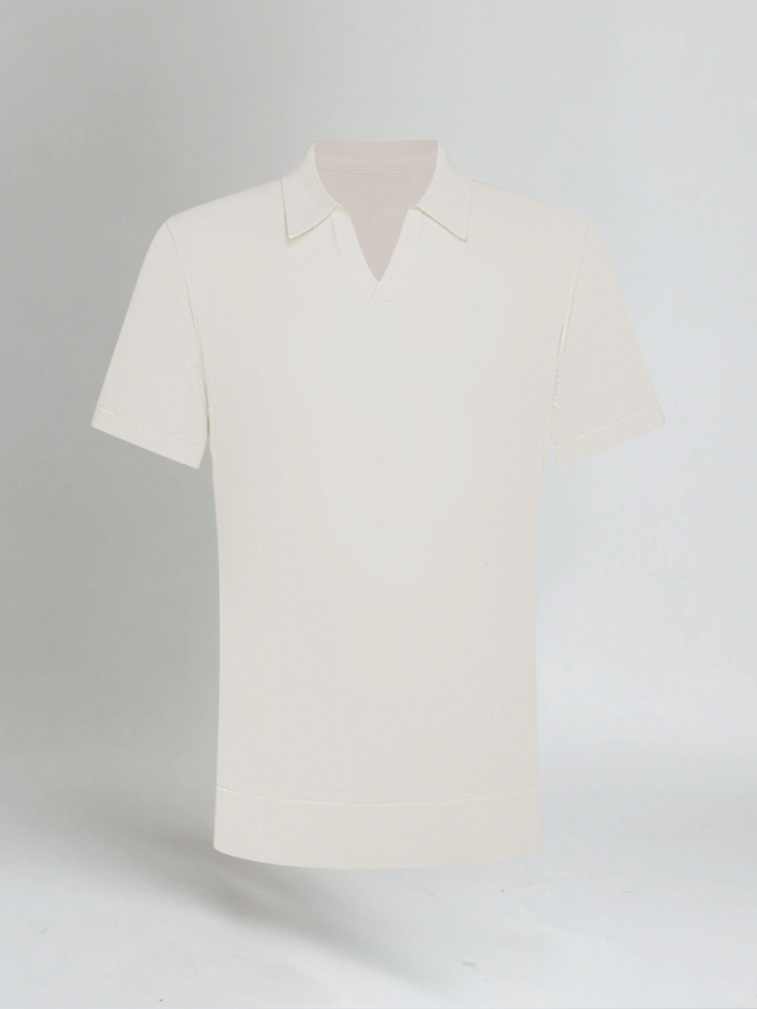 Polo Uden Knapper - Hvid